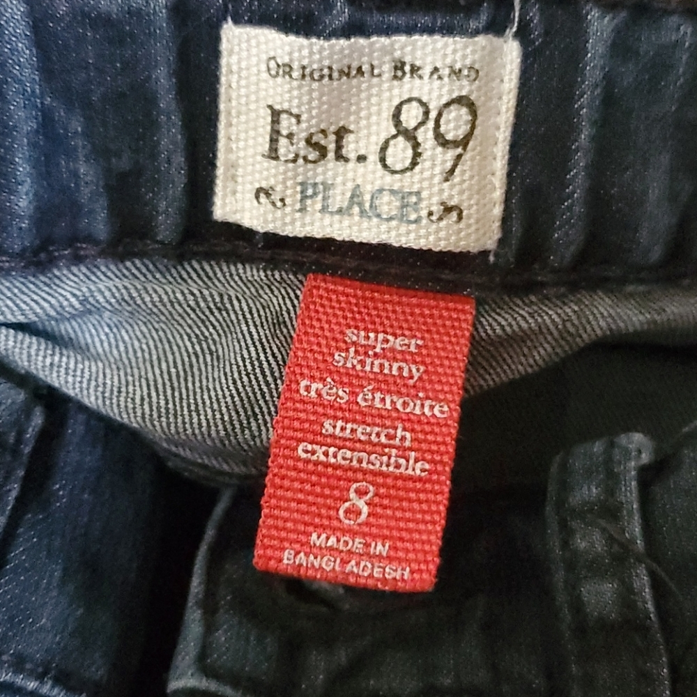 Little girls size 8  Est.89 jeans